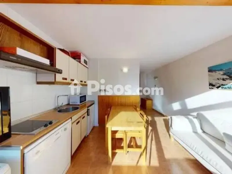 Köök - Apartment with Ski Views in Calle de Astún