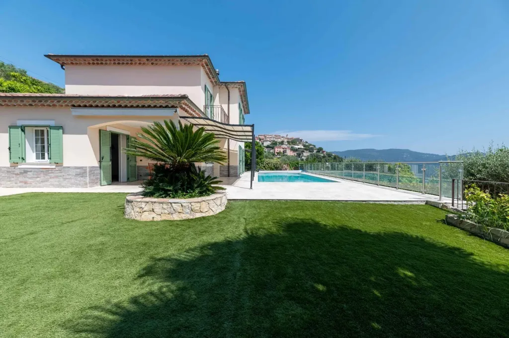 Jardin - Villa avec Piscine et Vue Montagne à Nice