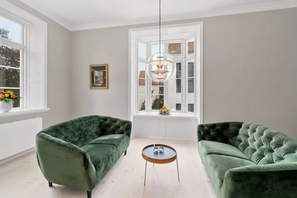 Séjour - Spacious Apartment in Historic Building, Copenhagen