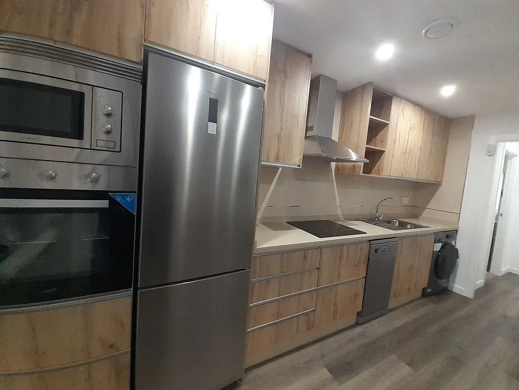 Kitchen - Loft with Park View in Córdoba