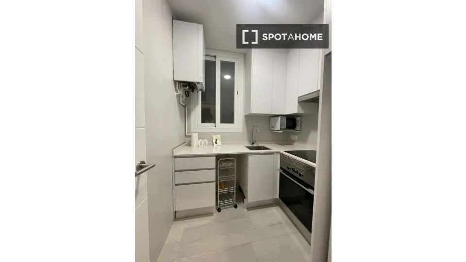 Cucina - Amueblado Flat with Terrace in Embajadores