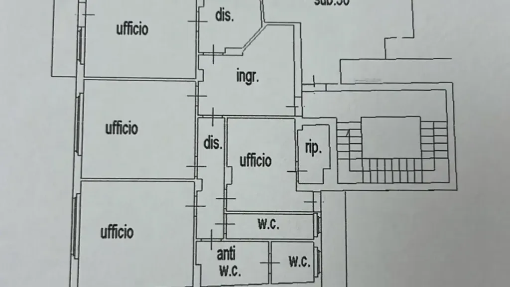 Plaan - Apartment with Balcony in Central Palermo