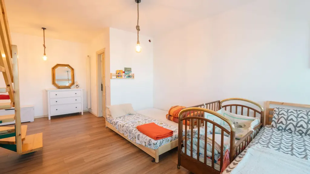 Chambres - Rustic-Style Apartment with Terrace in Bagnolo Piemonte