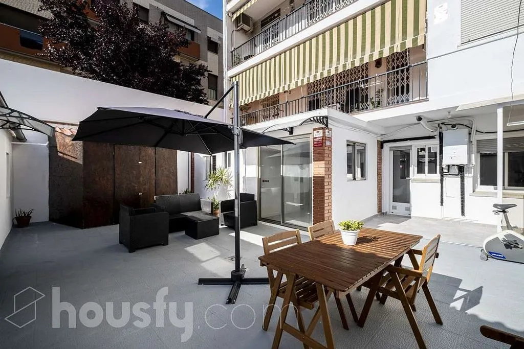 Terrasse - Apartment with Terrace in Ca n'Anglada, Terrassa
