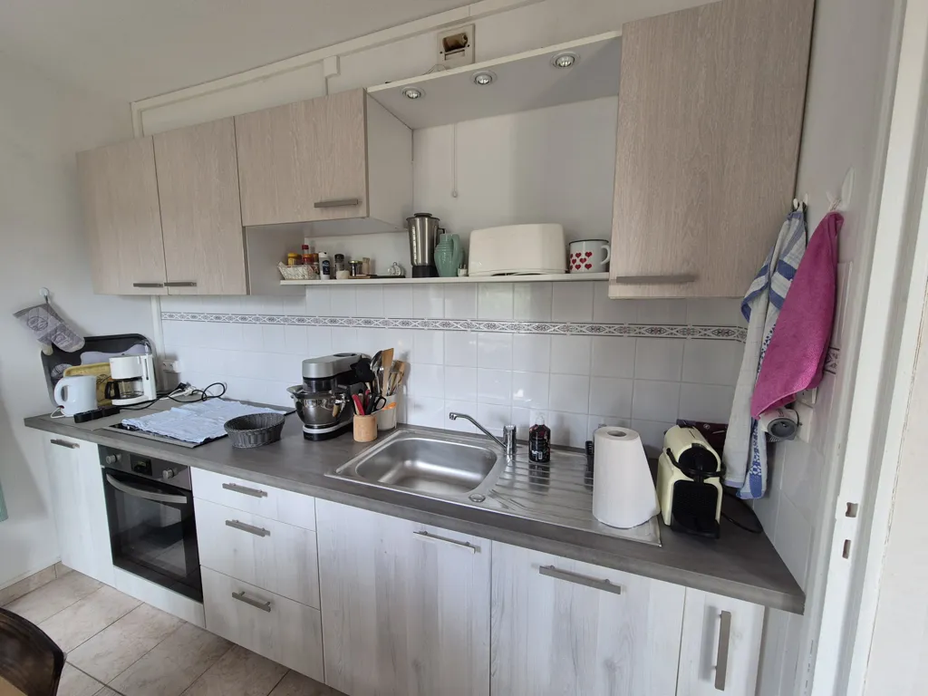 Köök - Apartment with Balcony in Castelnaudary