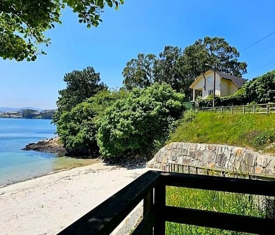 Jardin - Beachfront Chalet with Terrace in Camariñas