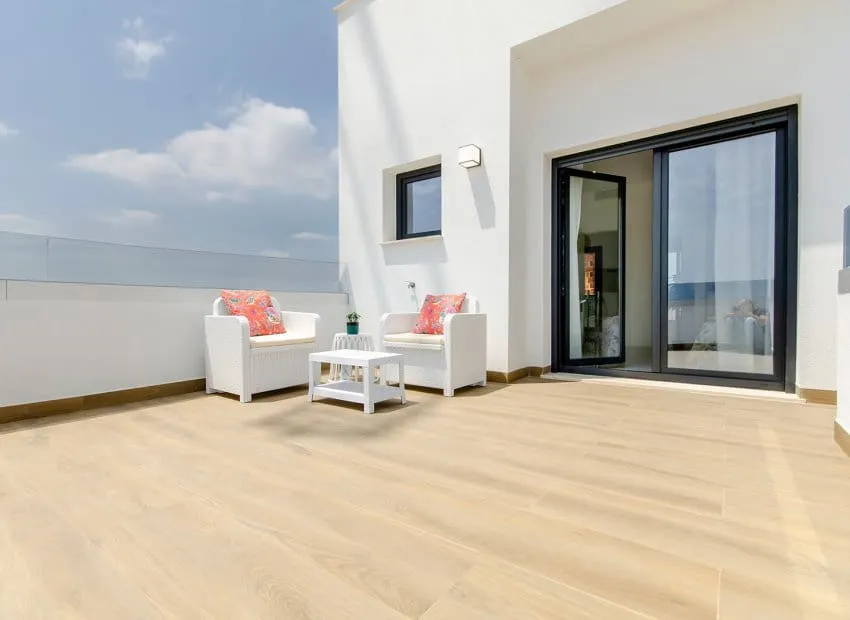 Terrasse - Semi-Detached Villa with Private Pool in Vistabella