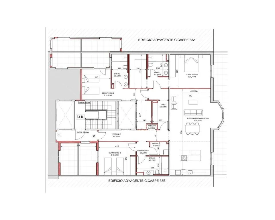 Plaan - Flat with Large Terrace in Eixample, Barcelona