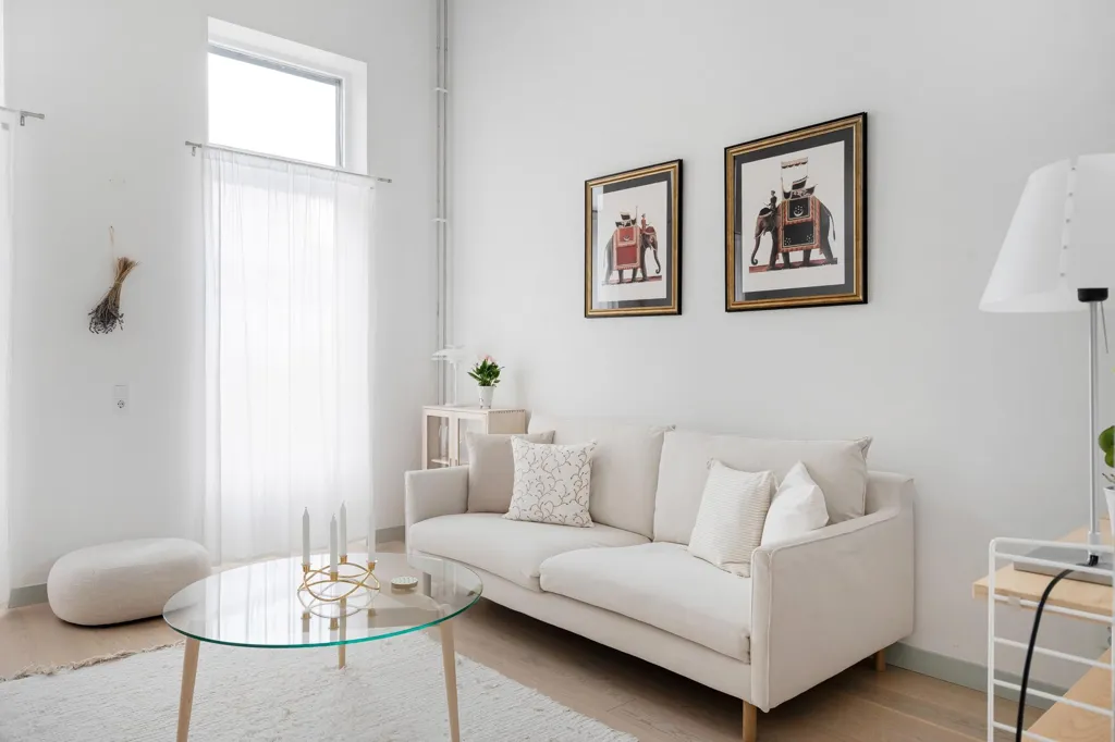 Living Room - Modern Townhouse with Loft in Vallastaden