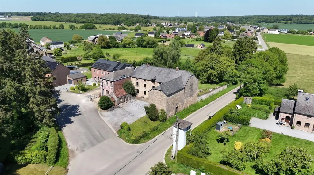 Vue aérienne - Maison de Caractère avec Grange à Bossière, Mettet
