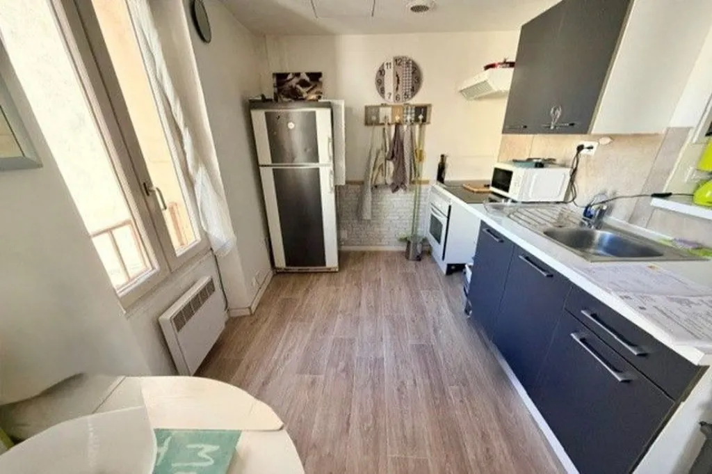 Köök - Duplex Apartment with Balcony in Gardanne