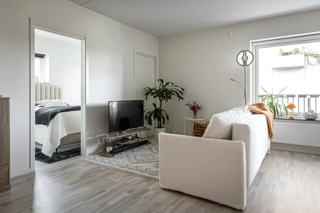 Séjour - Apartment with Balcony in Drottninghög
