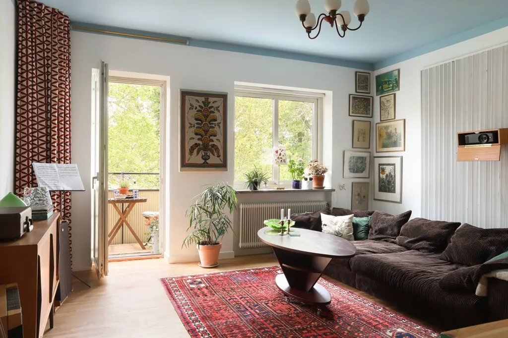 Soggiorno - Renovated Apartment with Balcony in Visby