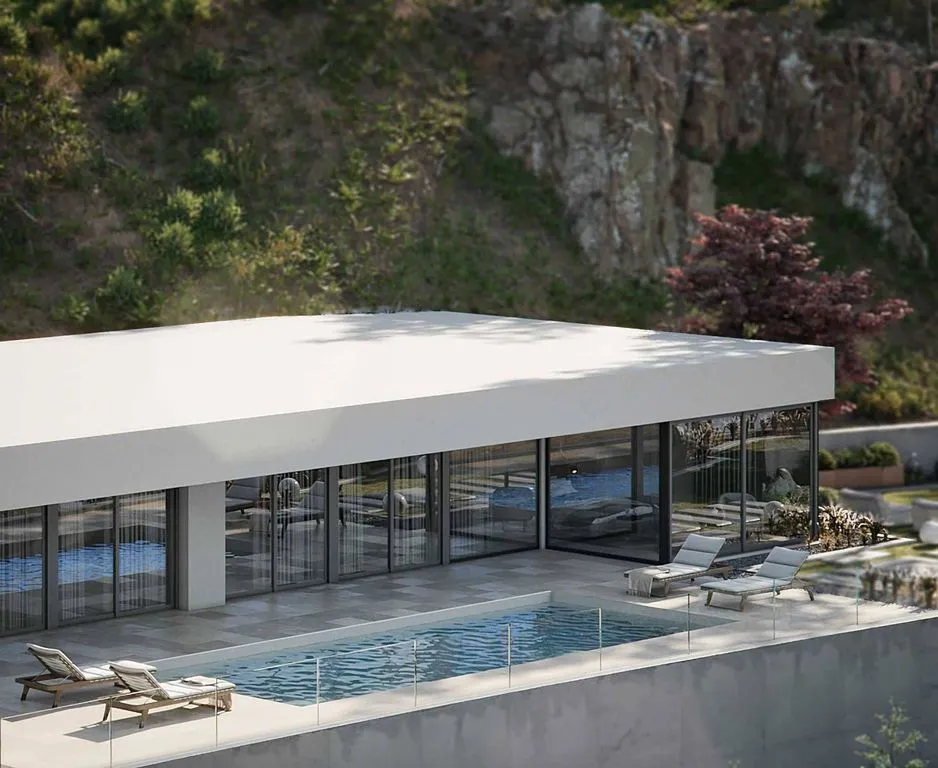 Piscine - Luxury Villa with Sea View in Marbella