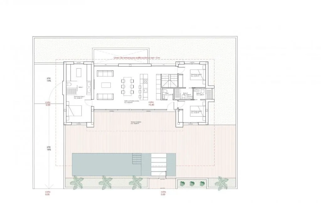 Plaan - New Build Villa with Pool in Ciudad Quesada