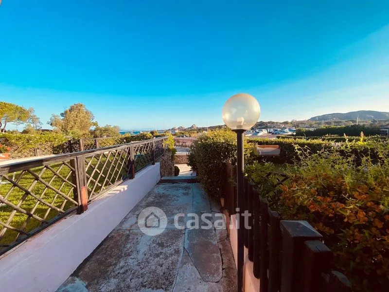 Terrace - Apartment with Balcony and Pool in Arzachena
