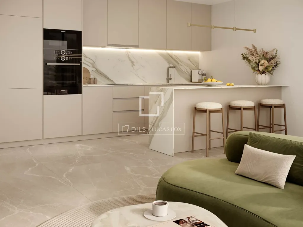 Köök - Modernist Home with Private Garden in Mediterranean Setting