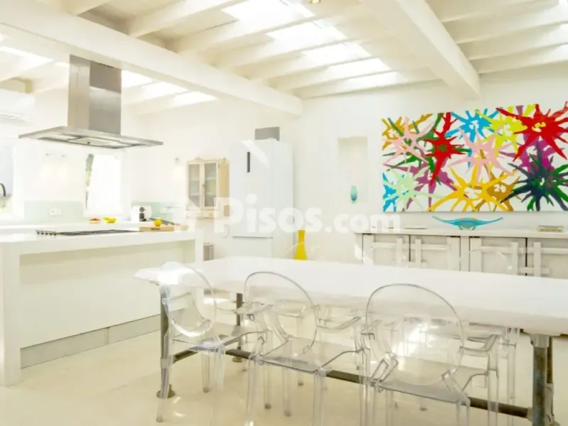 Comedor - Finca rústica con piscina y vistas al mar en San Miguel de Balansat