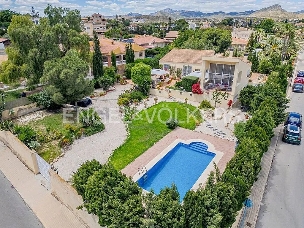 Vue aérienne - Mediterranean Villa with Pool in Mutxamel