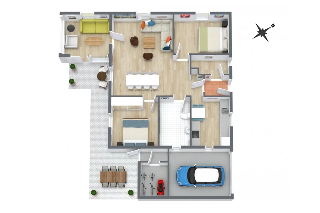 Plan - Renovated Home in Højhave Quarter, Tårs