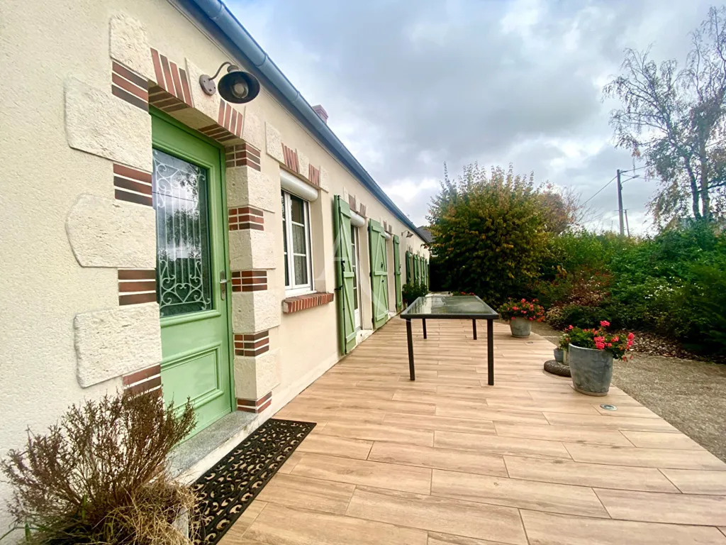 Terrasse - Longère de Caractère avec Terrasses à Saint Denis en Val