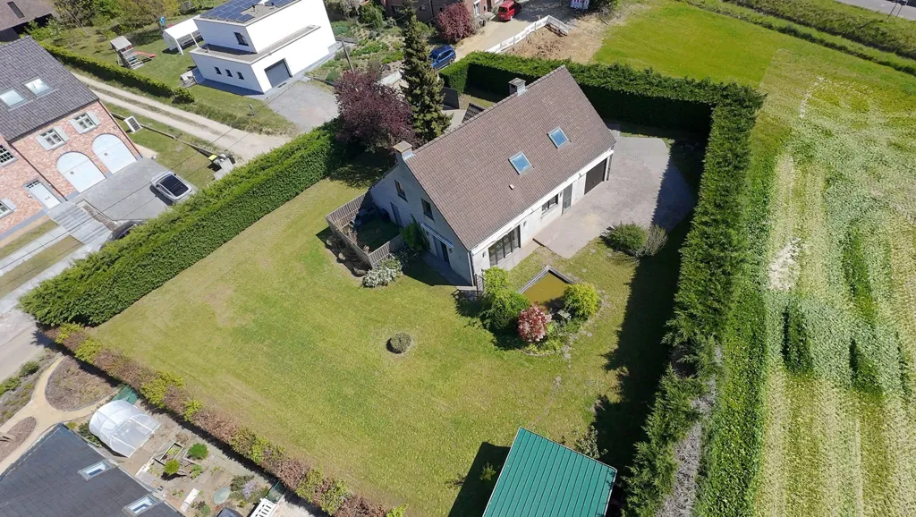 Aerial - Spacious House with Garden in Oud-Heverlee