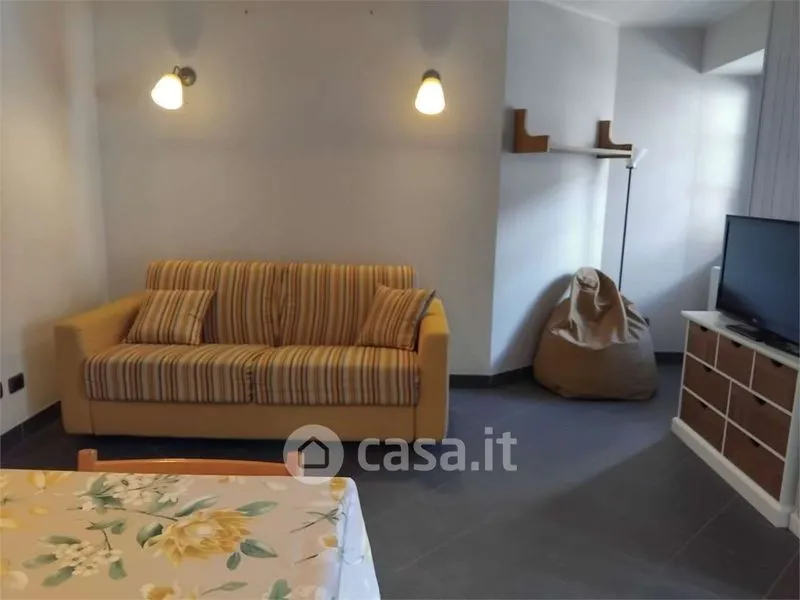 Living Room - Chalet Apartment with Panoramic Balcony in Valfurva