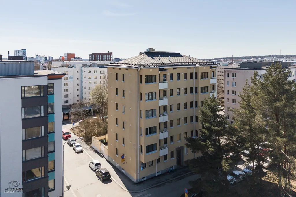 Vue aérienne - Top-Floor Flat with Balcony in Tampere