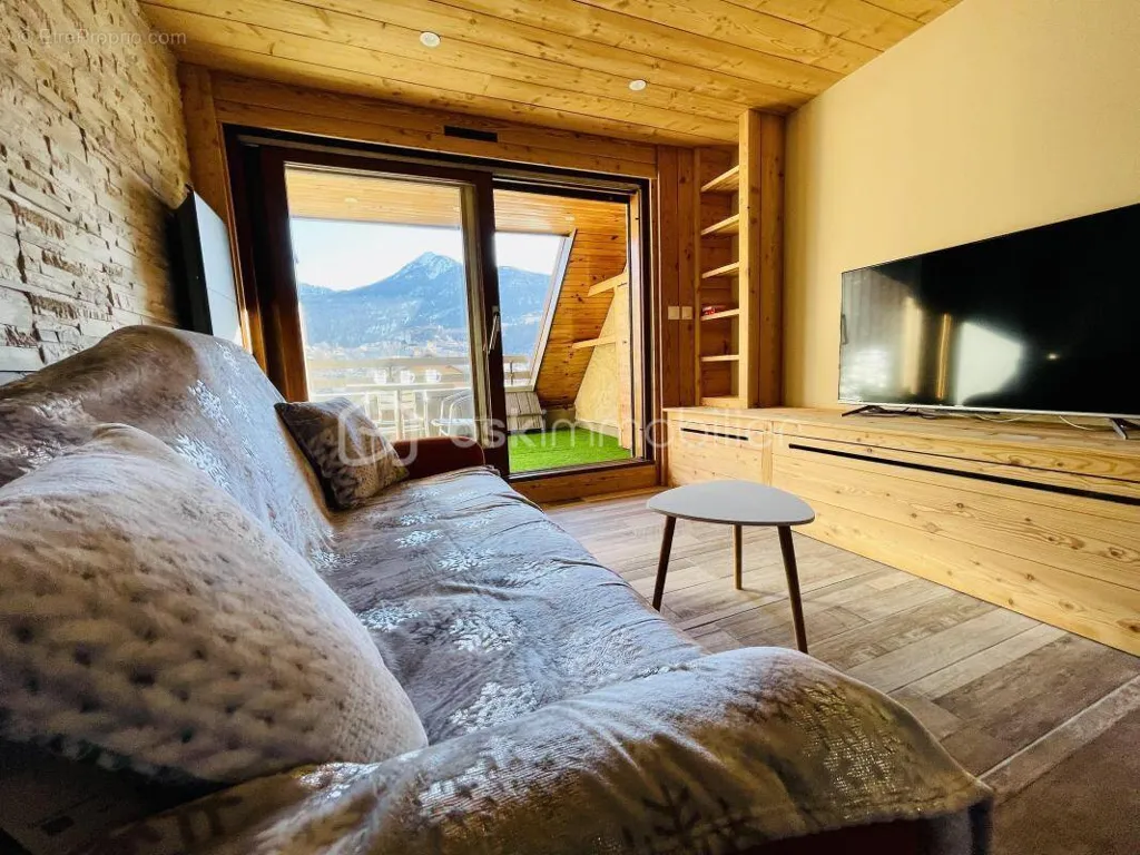 Séjour - Studio Refait à Neuf avec Vue sur Briançon