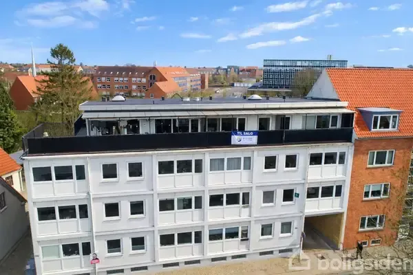 Vue aérienne - Modernised Flat near Randers Station