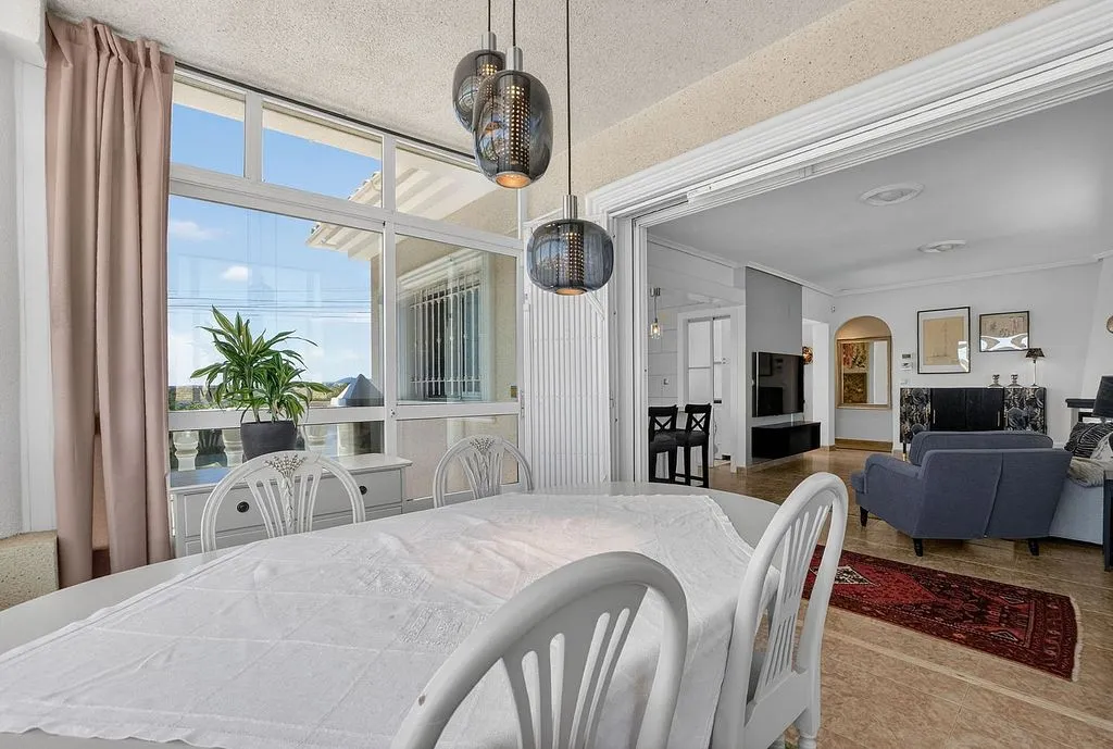 Dining Room - Chalet with Pool and Sea View in El Galán
