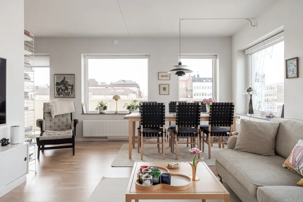 Elutuba - Apartment with Balcony in Central Kristianstad