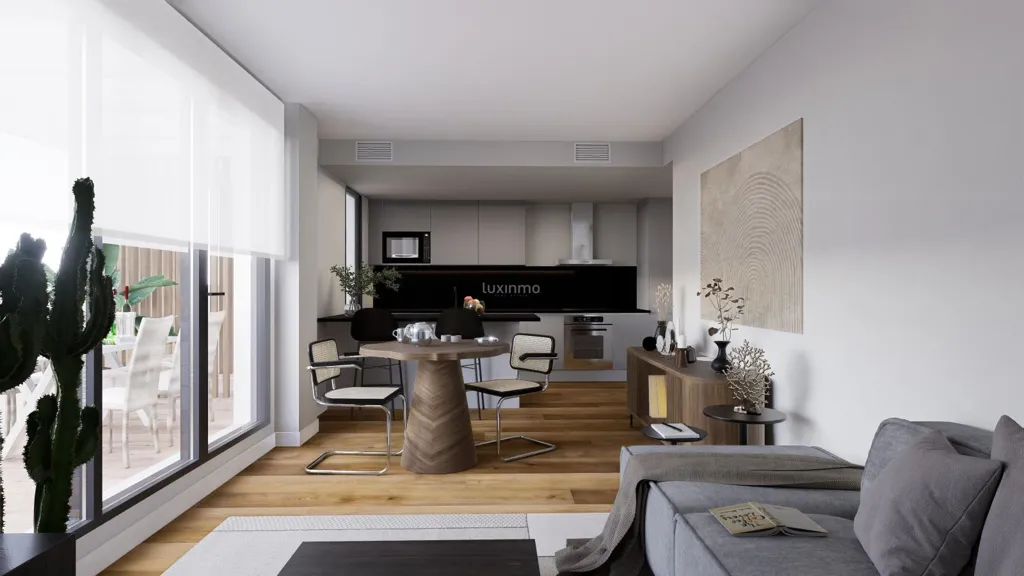 Séjour - Modern Flat with Terraces in El Arenal, Jávea