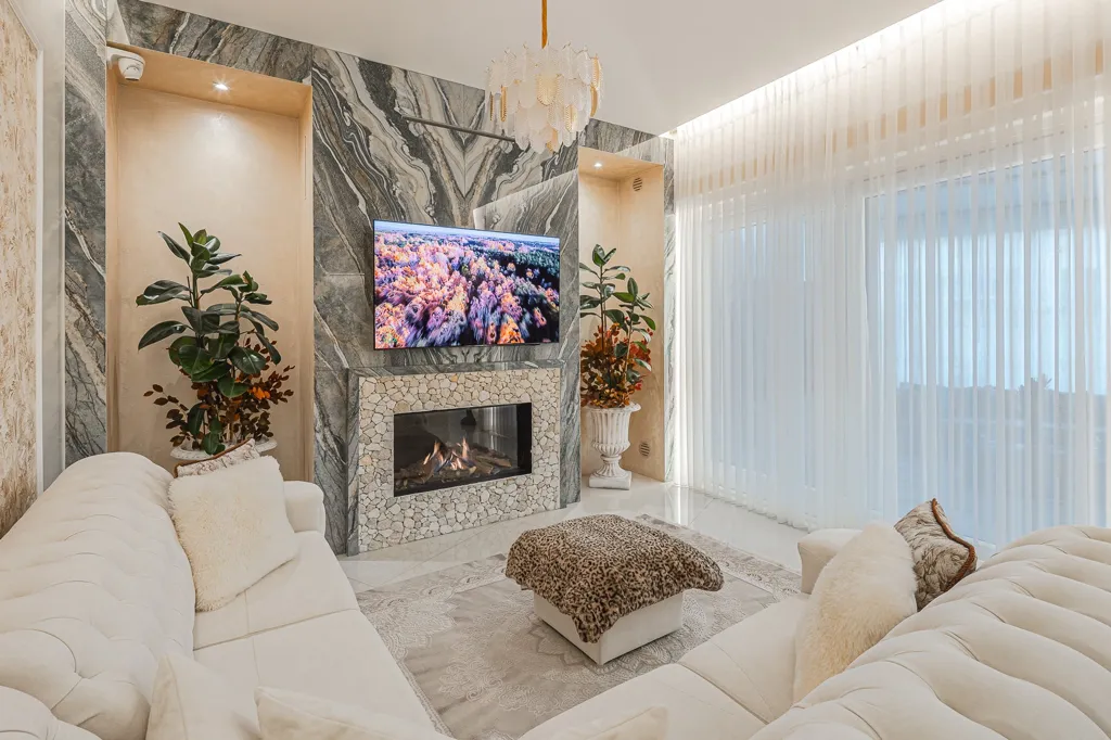 Séjour - Penthouse with Panoramic Terrace in Milan