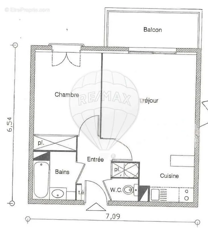 Appartement 2 pièces à Cagnes-Sur-Mer