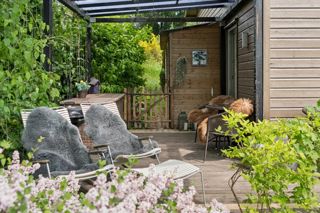 Terrasse - Swedish Villa with Panoramic Nature View in Hoptrup