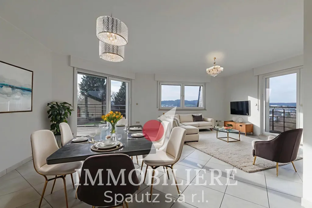 Salle à manger - Appartement dernier étage avec vue dégagée à Junglinster