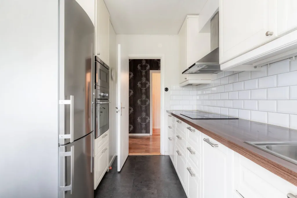 Köök - Converted Flat with Balcony in Nyköping