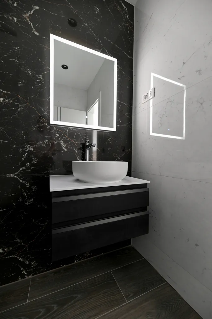 Salles de bain - Luxury Apartment with Sea View in Sukošan