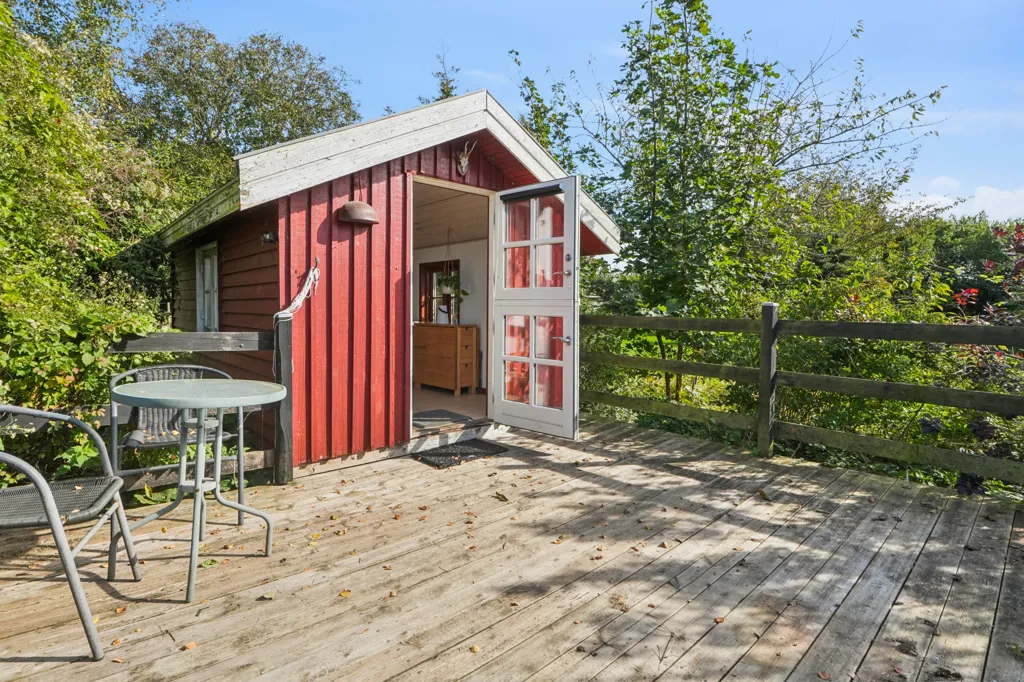 Terrasse - Villa with Stables in Stenstrup
