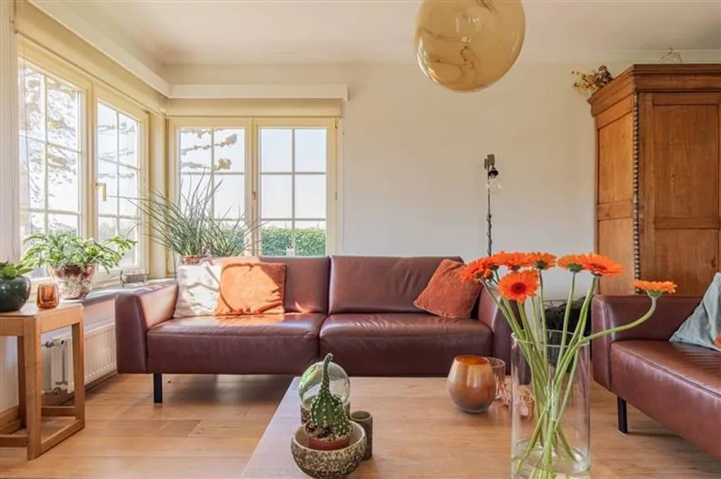 Séjour - Villa avec Jardin et Vue sur les Prairies à Breendonk