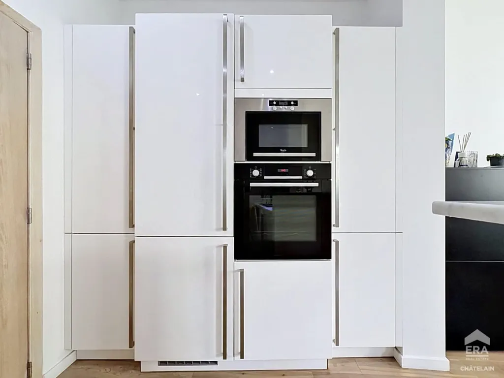 Cuisine - Appartement Meublé 2 Chambres dans le Quartier Dansaert à Bruxelles