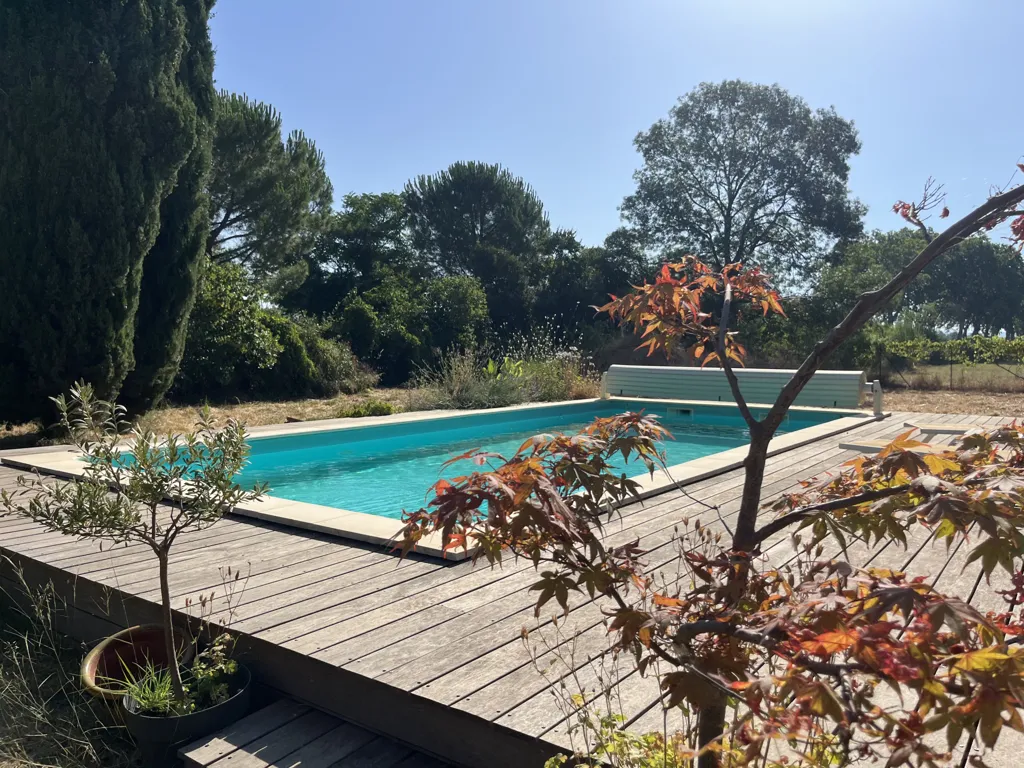 Pool - 6-Bedroom House with Pool on Wooded Plot in Calm Area