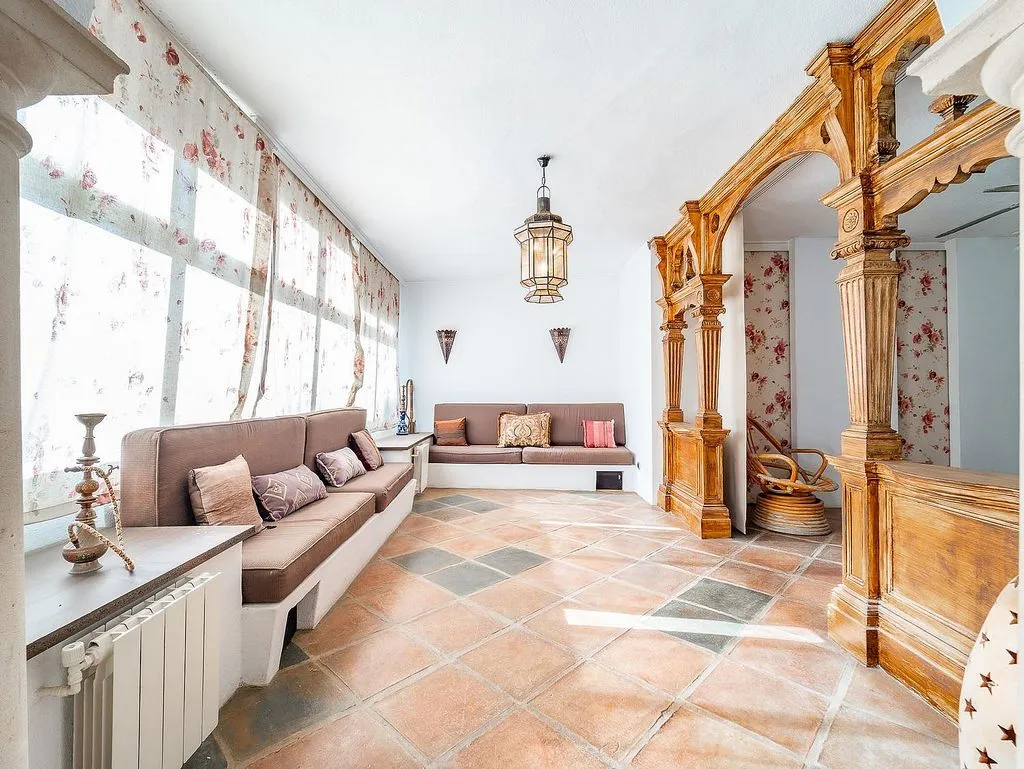 Living Room - Apartment with Pool and Terrace in Cabo Pino