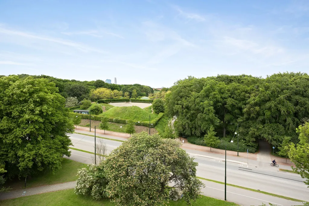 Vue aérienne - Penthouse with Park View in Malmö