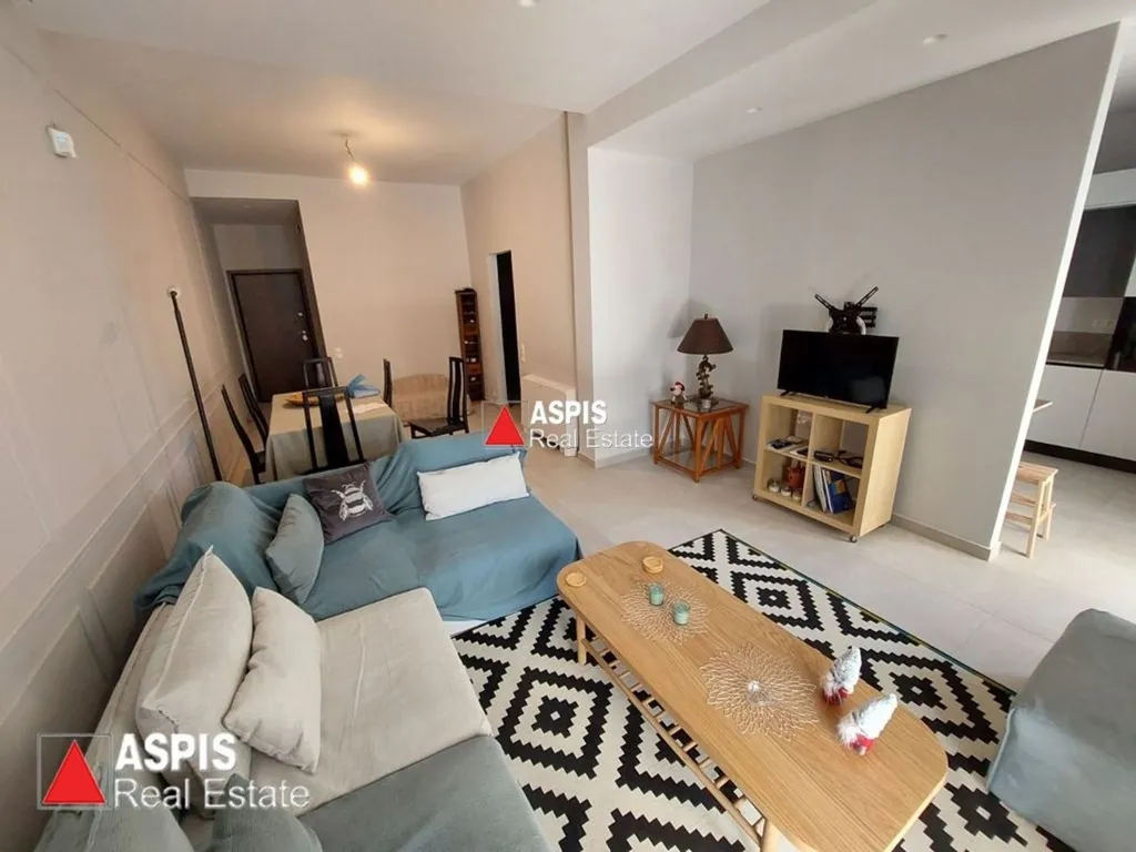 Séjour - Renovated Apartment with Double Frontage in Kallithea