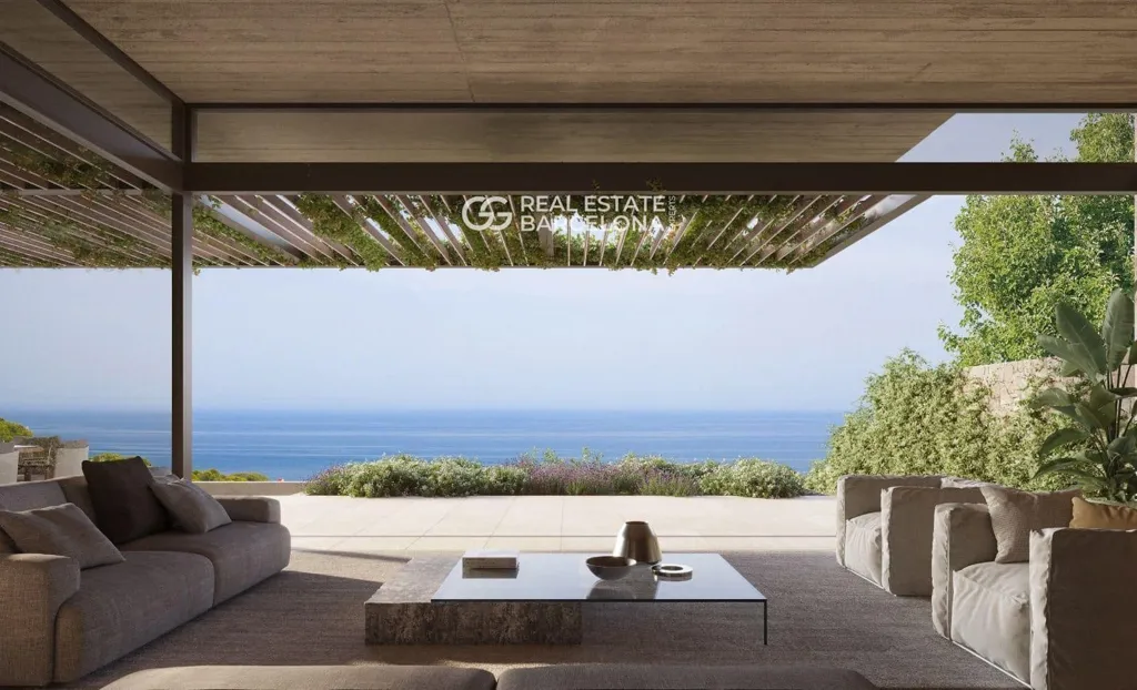 Terrass - New Build Villa with Sea View in Palafrugell