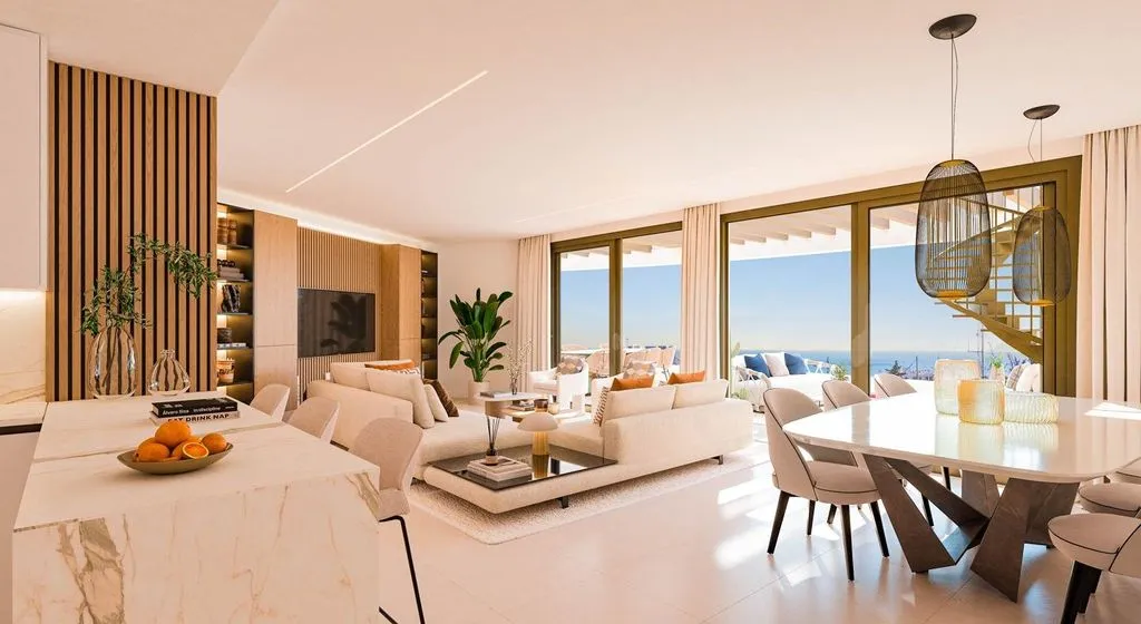 Söögituba - Contemporary Flat with Sea View in Estepona