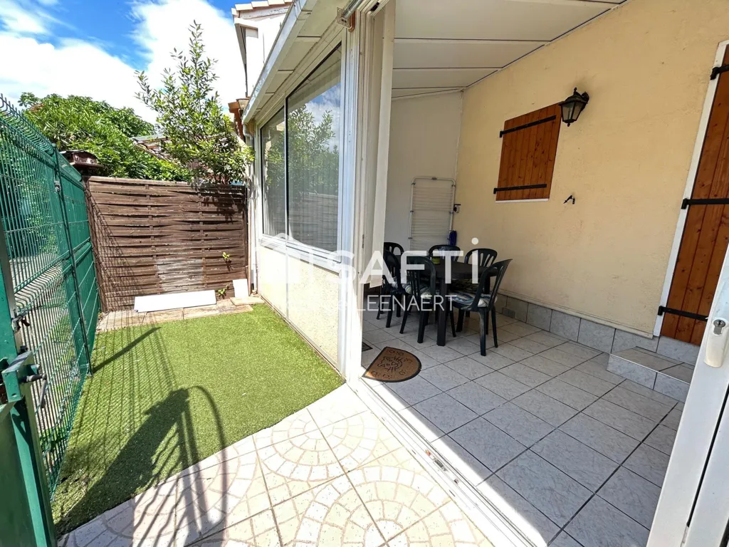 Terrasse - Maison T3 avec Piscine à Marseillan