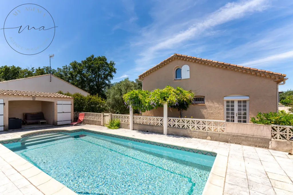 Piscina - Provençal Style House with Pool in Lignan-sur-Orb